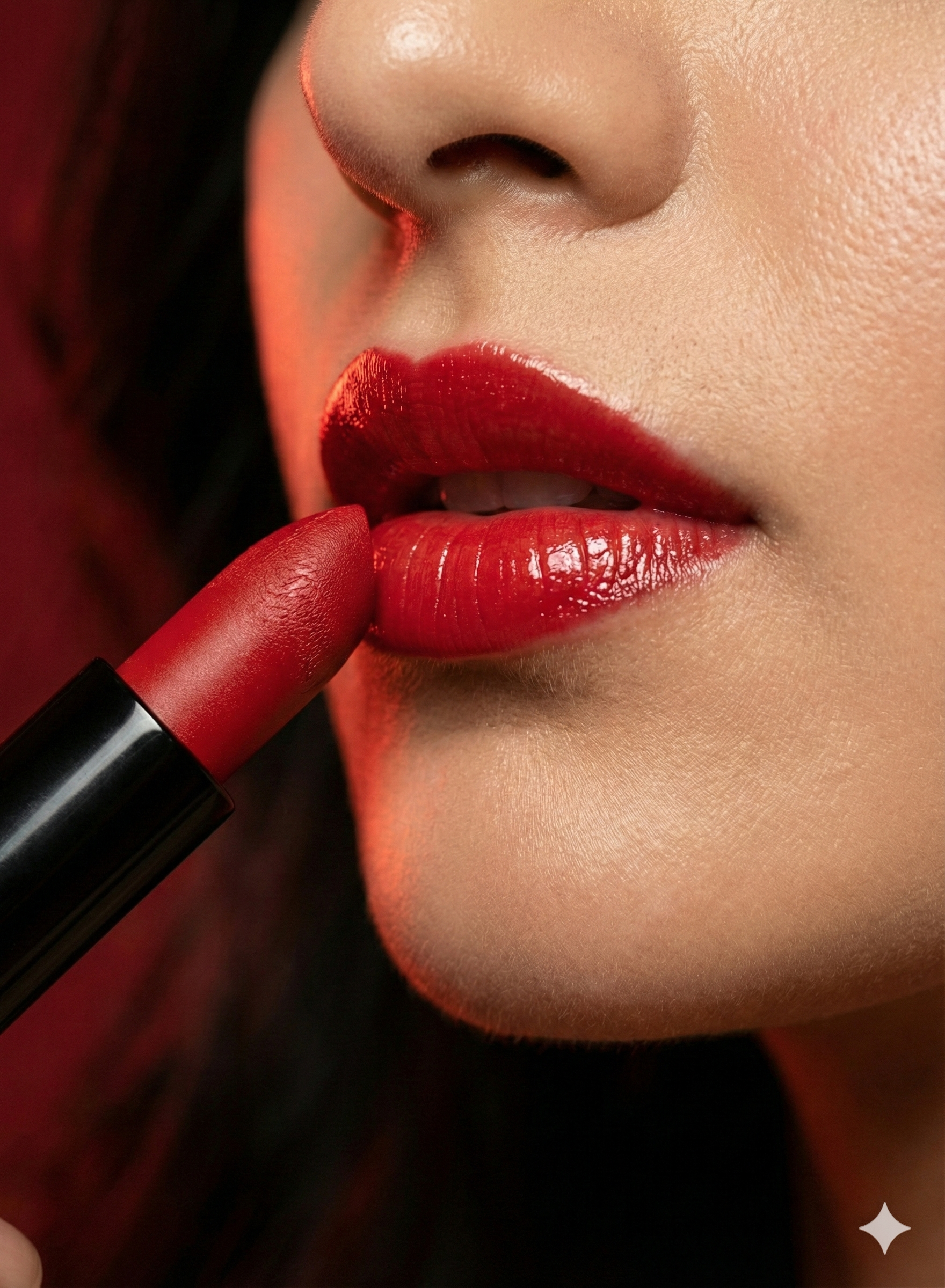 AI lipstick product video